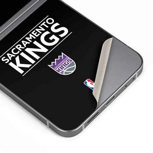 NBA Sacramento Kings Standard - Black Galaxy Z Flip6 Skin
